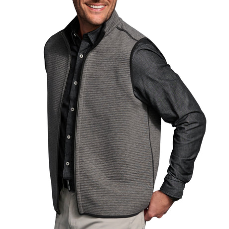 74-5917 Reversible Channel Quilted Vest by Johnston & Murphy