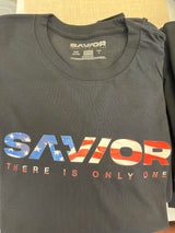 46SRCTU Savior Red, White, Blue Logo w/tag T-shirt