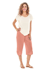 Beth Carnation 1 capri by Oh My Gauze