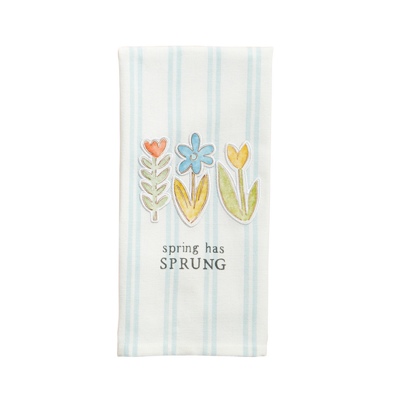 42170054F THREE FLOWERS PATCH TOWEL