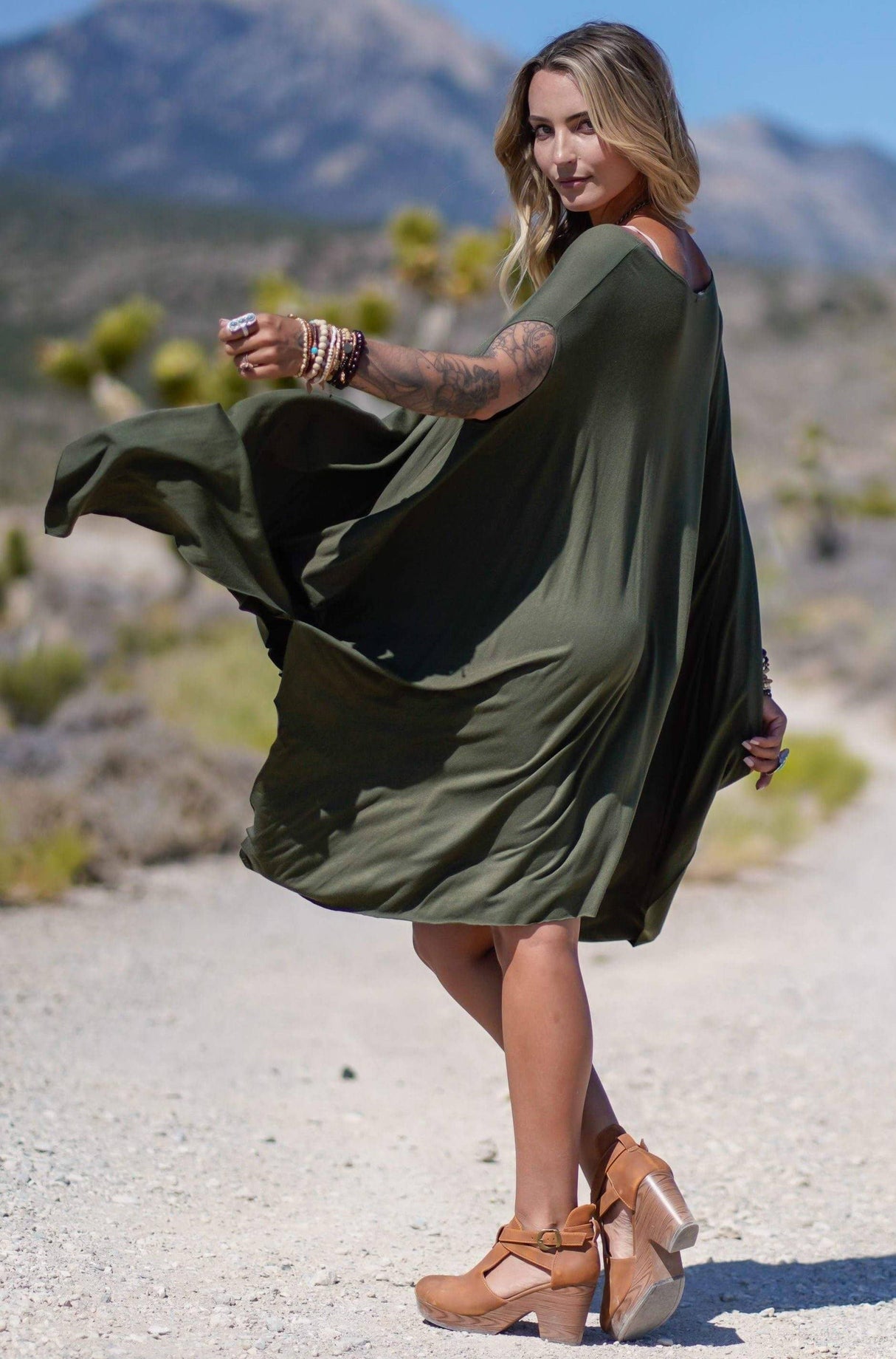 The Wren Tunic - Olive