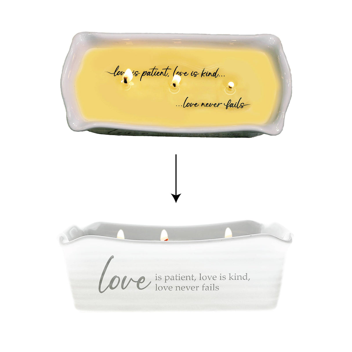 Love - 12 oz - 100% Soy Wax Reveal Triple Wick Candle