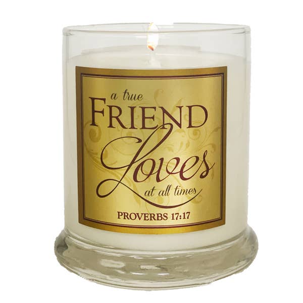 Covenant 9oz Glass Candle - Friend Loves