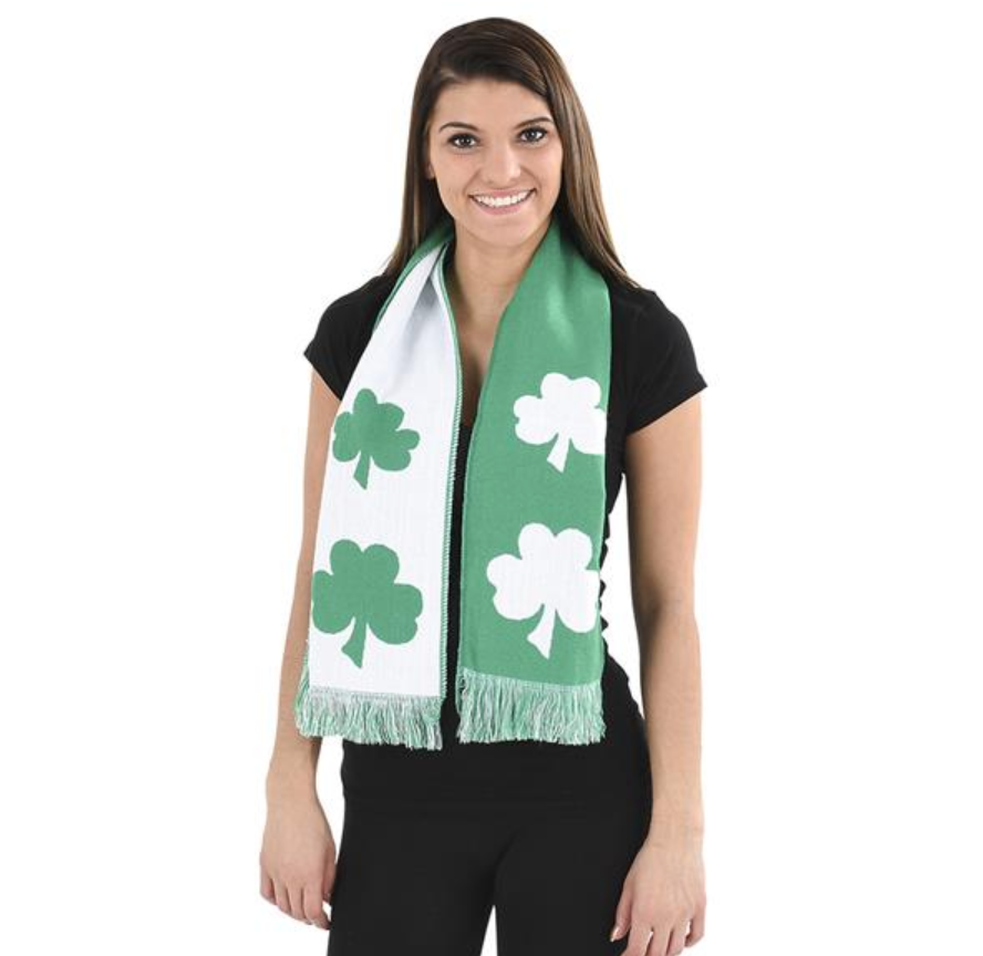 SHAMROCK SCARF 48"x 7"