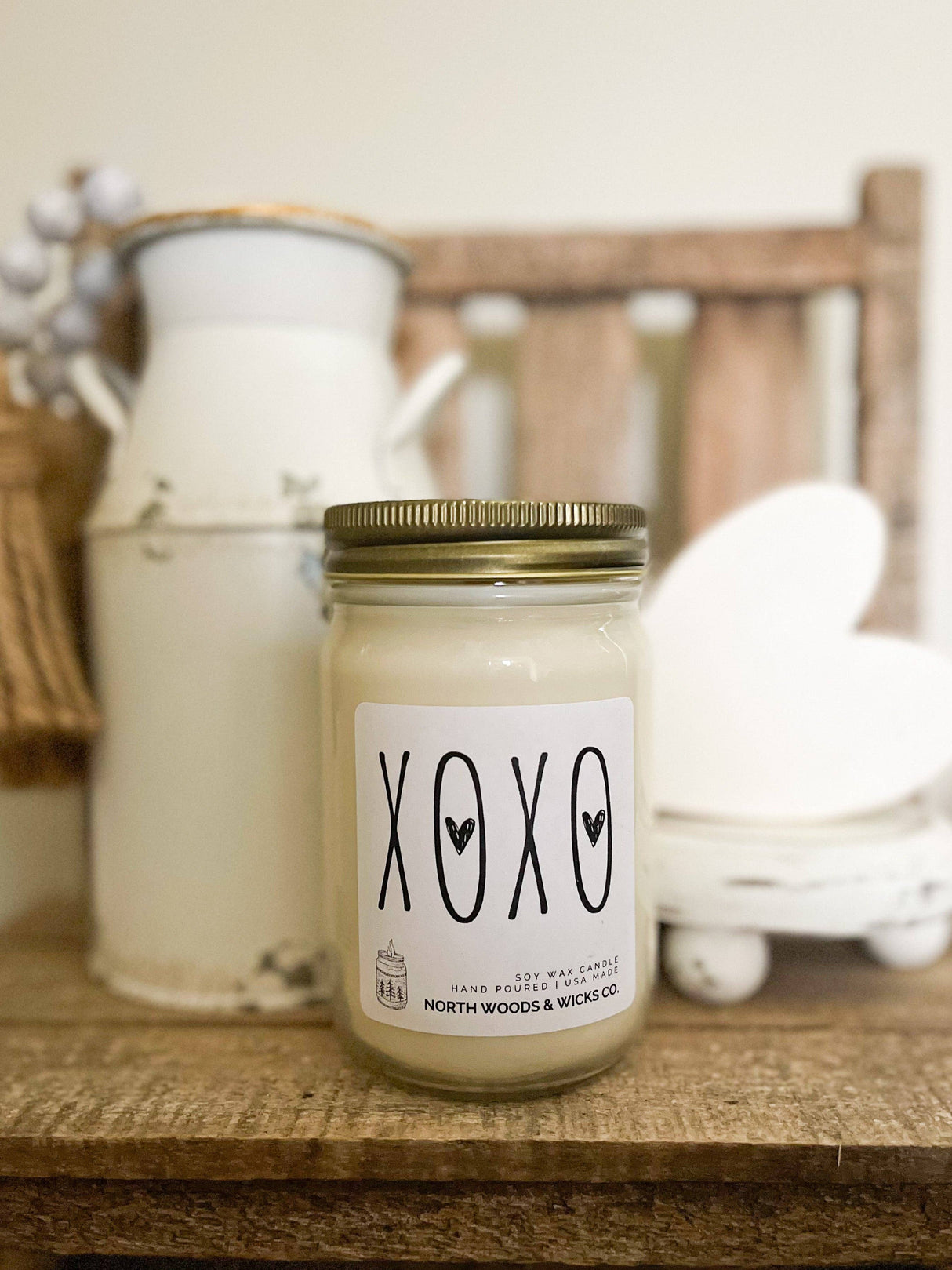 XOXO 12oz candle