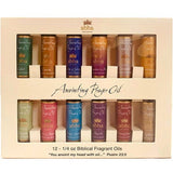 12 VARIETY - 1/4 oz ANOINTING OILS