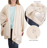 Faith Hope Healing - 50" x 30" Royal Plush Comfort Shawl