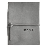 Face to Face Suede Journal - Be Still