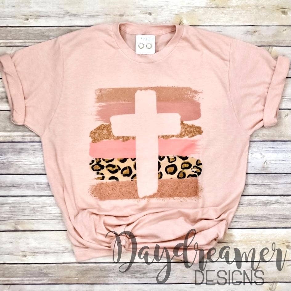 Brushstroke Cross Tee